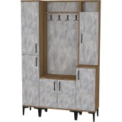 Resim Kalender Dekor Rose-1-2-3 RS12 Portmanto Vestiyer Ayakkabılık 