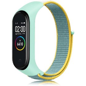 Resim Xiaomi Mi Band 3 Krd-03 Akıllı Saat Kordonu Hasır Dokuma Kordon Kayış Bileklik 