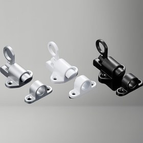 Resim 5 adet 1 Kilit + 4 Vidalı Alüminyum Alaşım Otomatik Yaylı Uçak Tipi İtme-Çekme Cıvata, Sürgülü/Rebated Kapılar ve Pencereler için Yenilikçi Çekme-Açma Kendinden Kilitleyici Tasarım. Benzersiz Çift Güvenlik Mekanizması Mekanik+Yay 
