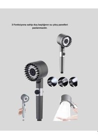 Resim Spa Etkili Masaj Uçlu Duş Başlığı Ergonomik Tasarım Çok Renkli 