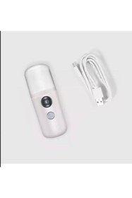 Resim pazariz Şarjlı Mini Yüz Nemlendirici Dezenfektan Cihazı Mist Sprayer 