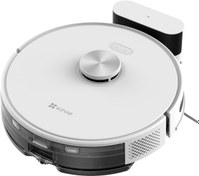 Resim EZVIZ Silme fonksiyonlu robot süpürge, 4000 PA, süpürme, 3'ü 1 arada robot süpürge, Wi-Fi, Alexa ve uygulama kontrolü, hayvan tüyleri, halılar ve sert zeminler için ideal, RE4 
