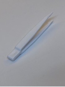 Resim Hdg 5 Adet Düz Uçlu Plastik Cımbız - Beyaz ( Yaklaşık 15 Cm ) Boncuk Dizme Ve Balık Yemi Atma Cımbızı 