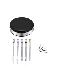 Resim Hha Izle Hareketi Tutucu Yastık Saat Pedi Ve 5 Adet Hassas Tornavida Seti Gözlük Takı Saat Onarım Aracı 5 Bıçaklı 