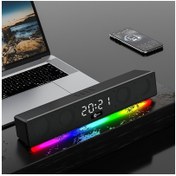 Resim Lecoo Ds103 Lenovo Rgb Bluetooth Stereo 10w Siyah Soundbar Speaker 