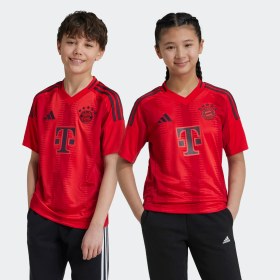 Resim adidas Fc Bayern Munich 2024-25 Çocuk Kırmızı Futbol Forması.- 