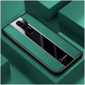 Resim Zebana Xiaomi Redmi Note 8 Pro Uyumlu Kılıf Premium Deri Kılıf Yeşil 