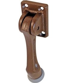 Resim Crl Koyu Bronz Kaplama 4 'kapı Monte Edilmiş Ağır Hizmet Tipi Vuruş Kapısı Tutucu 