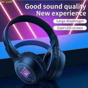 Resim Wealthglow Zealot B570 Kulaklık Kulaklık Lcd Ekran İle Bluetooth Kulaklık Katlanabilir Hifi Stereo Kablosuz Kulaklık Fm Radyo Tf Dgnm2d 
