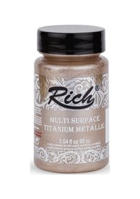 Resim Rich Multi Surface Titanium Metalik Boya 90 Cc. N 2506 Bark Bej N11.963 
