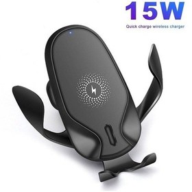 Resim Cbtx Kablosuz 15w Qc QıŞarj Cihazı Araç Telefonu Montajlı İphone 12/12 Pro Samsung Huawei Uyumlu Hızlı Şarj Tutucu 