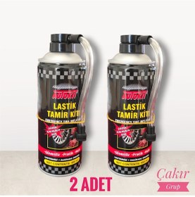 Resim Lastik Tamir Ve Şişirme Kiti Özel Kutusunda 