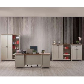 Resim İyena Home Living Sardis Mdf Ofis Makam Takımı 