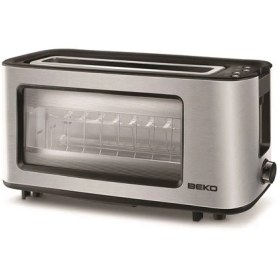 Resim Beko Bkk 2192 Ekmek Kızartma Camlı Simit Isıtma Fonksiyonlu 