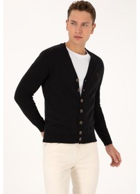 Resim U.s. Polo Assn. Erkek Siyah Hırka Triko 50313702-vr046 Siyah 