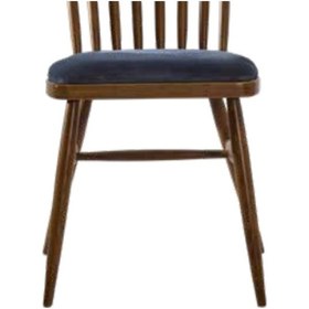 Resim Bengimobilya Sandalye Zus195 Çıtalı Sırtlık Model Ahşap Kayın Iskelet Parlak C 