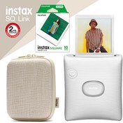 Resim Instax Sq Link Beyaz Ex D Akıllı Telefon Yazıcısı Ve Hediye Seti 3 Fujifilm