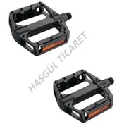 Resim Hsgl Bisiklet Geniş Bilyalı Reflektörlü Siyah Pedal P-896 
