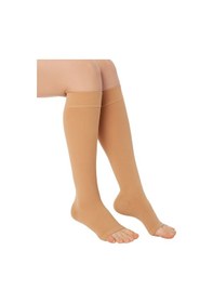 Resim Diz Altı Varis Çorabı Açık Burun Orta Basınç Variteks 912 (282098548) Ten Rengi CCL2 3XL Açık Kısa 