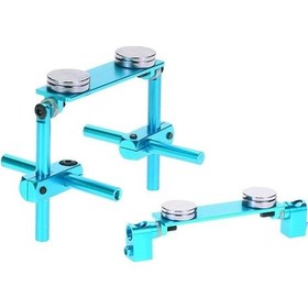 Resim 1/10 Rc Araba Manyetik Gizli Gövde Montaj Kiti - Hsp 94122/94123, Sakura D3, Xıs, Zero S Cs İçin Alüminyum Alaşım Ayarlanabilir Direk 