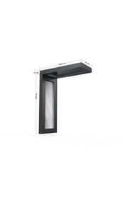 Resim KORRAIN VIELA KOMPAKT- ALÜMİNYUM KAPI ÜSTÜ SUNDURMA-160 CM-SOL 