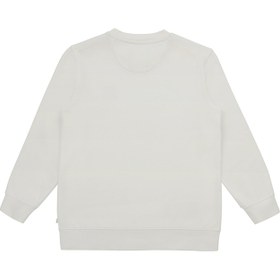 Resim Kız Çocuk Beyaz Bisiklet Yaka Sweatshirt - Beyaz / 7-8 yaş 