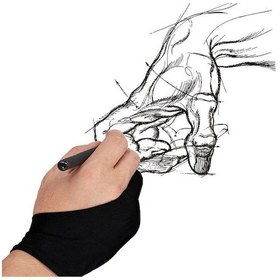 Resim Grafikerler Için Profesyonel Grafik Tablet Çizim Eldiveni 
