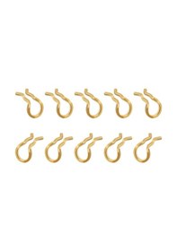 Resim Suntek 10 Parça Tespit Yaylı Klipsler Taşınabilir Altın 