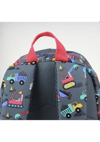 Resim Smiggle İnşaat Arabaları Ekskavatör Kepçe Anaokulu Mini Çanta 