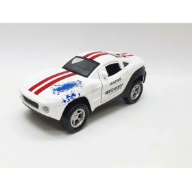 Resim Birlik Oyuncak Mustang Çek Bırak Spor Araba - Işıklı Sesli Model - FY6148-12D-BEYAZ 