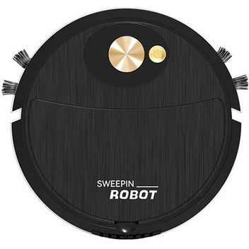 Maiyame "3'lü Robot Süpürge: Akıllı Temizleme, Usb Şarj, 360 Dönüş, 60 Dakika Çalışma" Siyah