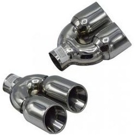 Resim Universal Krom Egzoz Ucu Çiftli S Model Sağ Çıkış 90 110 800-030r 