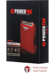 Resim Powertec TR-330 Profesyonel Şarjlı Günlük Sakal Tıraş Makinesi Sinekkaydı Tıraş ve Erkek Bakım 