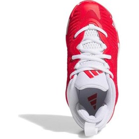 Resim Adidas Çocuk Kırmızı Basketbol Ayakkabısı Adidas Initiation C Jq6851 