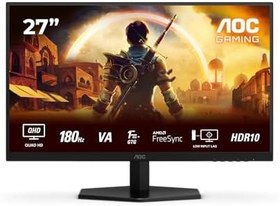 Resim AOC Q27G42XNE 27″ 180Hz 0.5ms FreeSync 2K HDR10 Fast Va Gsync Oyuncu Monitörü 