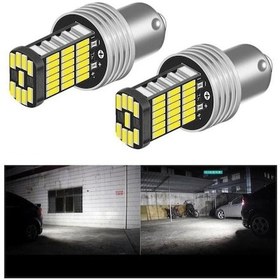 Resim Ba15s 1156 P21w 45 Led Geri Vites,sinyal,stop Ampulü 1 Takım 