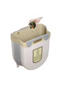 Resim Ayt Sunup Sn-14644 Katlanabilir Körüklü Mutfak Banyo Tuvalet İçin Çöp Kovası Gri 