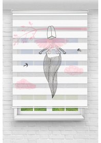 Resim Perdecizade Enxboy Ters Kız Dijital Baskılı Zebra Perde-cocuk Odası-stor Perde Tycd724e87b87843377df2500 Renkli 