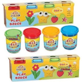 Resim Dede 4Lü Oyun Hamuru Seti / 560Gr 