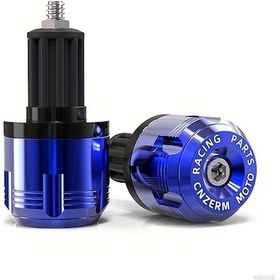 Resim Turcoshop11 Siyah 2 Adet Cnc Alüminyum Alaşım Motor Tutamaç Koruma Başlığı 