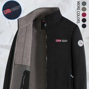 Resim Erkekler için Rahat Bol Kesim Fermuarlı Ceket, Stand Yaka ve Fermuarlı Cep Detayları - Polyester Astarlı, Çoklu Renk Seçenekleri, Sonbahar/Kış İçin Normal Beden, İş ve Günlük Kıyafet İçin Uygun, Şık Tasarım, Dayanıklı Yapı, Fermuarlı Ceket, Genç Profesyoneller İçin 