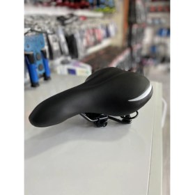 Resim KNT Bisiklet Açık Yaylı Siyah Yumuşak Konforlu Sele 