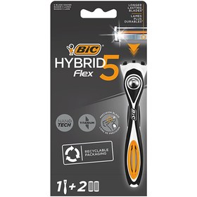 Resim Bic Flex5 Hybrid 5 Bıçaklı 1 Sap + 2 Kartuş Tıraş Bıçağı - Gratis 