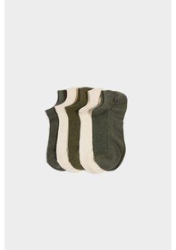Resim Defacto Erkek 5li Pamuklu Sneaker Çorap G2092axnsgn2 Yeşil-gn2 