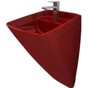 Resim Bocchi Firenze Kırmızı Monoblok Lavabo 