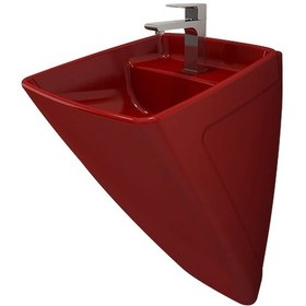 Resim Bocchi Firenze Kırmızı Monoblok Lavabo 