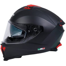 Resim Sway SW 865 SOLID Matt Black Kask 