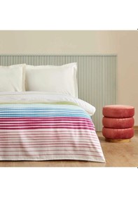 Resim Karaca Home Elvis İndigo %100 Pamuk Çift Kişilik Tek Pike Çok Renkli 