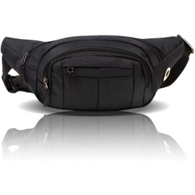 Resim Genel Markalar A Dos Siyah Unisex Suya Dayanıklı Çapraz Askılı Omuz Bel Çanta Günlük Yürüyüş Koşu Outdoor Çanta 
