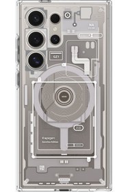 Resim Spigen Galaxy S24 Ultra Kılıf Ultra Hybrid OneTap Metal Ring MagFit Zero One Natural Titanium - ACS07624 